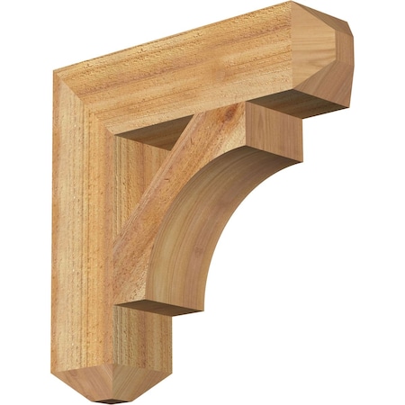 Westlake Craftsman Rough Sawn Bracket, Western Red Cedar, 4W X 16D X 16H